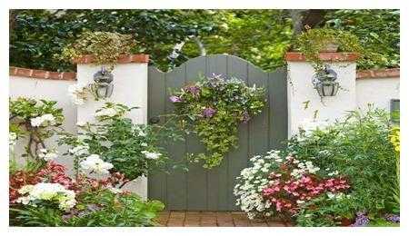 在家院子里对着大门栽花可以吗吗？能正对大门的植物